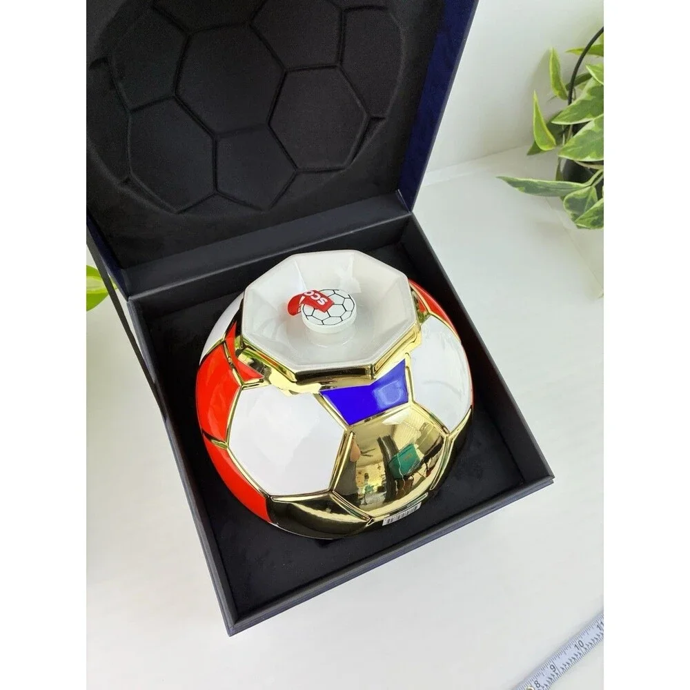 Soccer Ball SCORE Tequila Bottle in USA VIP FIFA World Cup Soccer EMPTY